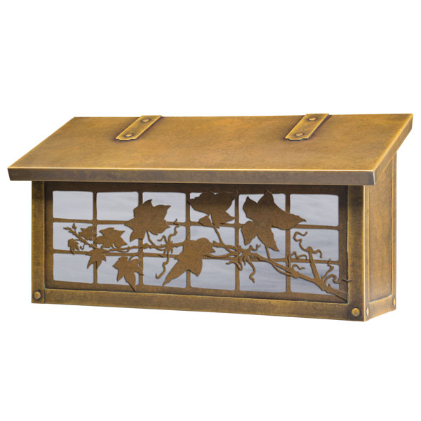 America's Finest Lighting Company Ivy on Grid Wall Mounted Mailbox